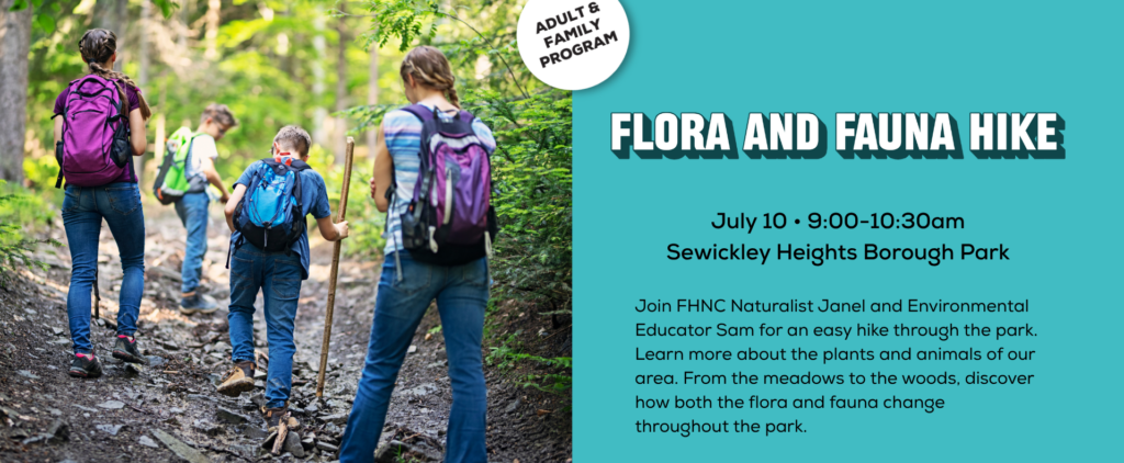 Flora and Fauna Hike Banner